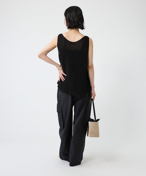 BABYLONE（バビロン）の「コットンナイロンカーゴパンツ（カーゴパンツ・レディース・カーキ/ブラック/ホワイト・36inch/34inch）」の7枚目の写真