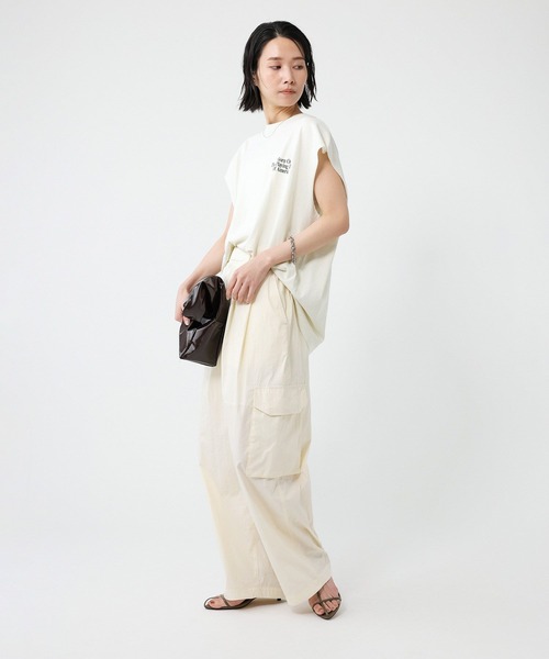 BABYLONE（バビロン）の「コットンナイロンカーゴパンツ（カーゴパンツ・レディース・カーキ/ブラック/ホワイト・36inch/34inch）」の13枚目の写真