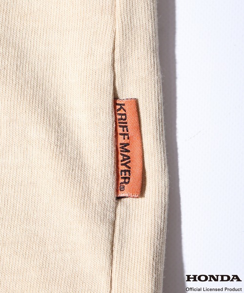 KRIFF MAYER（クリフメイヤー）の「KRIFFMAYER HONDAｺﾗﾎﾞT(CB750)(WING)（Tシャツ/カットソー・メンズ・サックスブルー/チャコールグレー/ベージュ系1/グリーン系1/グリーン/チャコール/イエロー/イエロー系1/サックスブルー系1/ベージュ・L/M）」の22枚目の写真