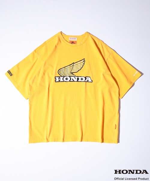 KRIFF MAYER（クリフメイヤー）の「KRIFFMAYER HONDAｺﾗﾎﾞT(CB750)(WING)（Tシャツ/カットソー・メンズ・サックスブルー/チャコールグレー/ベージュ系1/グリーン系1/グリーン/チャコール/イエロー/イエロー系1/サックスブルー系1/ベージュ・L/M）」の18枚目の写真