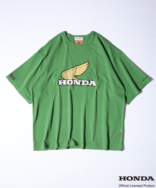 KRIFF MAYER（クリフメイヤー）の「KRIFFMAYER HONDAｺﾗﾎﾞT(CB750)(WING)（Tシャツ/カットソー・メンズ・サックスブルー/チャコールグレー/ベージュ系1/グリーン系1/グリーン/チャコール/イエロー/イエロー系1/サックスブルー系1/ベージュ・L/M）」の16枚目の写真