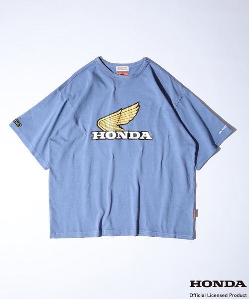 KRIFF MAYER（クリフメイヤー）の「KRIFFMAYER HONDAｺﾗﾎﾞT(CB750)(WING)（Tシャツ/カットソー・メンズ・サックスブルー/チャコールグレー/ベージュ系1/グリーン系1/グリーン/チャコール/イエロー/イエロー系1/サックスブルー系1/ベージュ・L/M）」の17枚目の写真