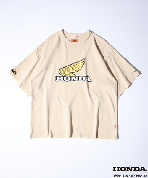 KRIFF MAYER（クリフメイヤー）の「KRIFFMAYER HONDAｺﾗﾎﾞT(CB750)(WING)（Tシャツ/カットソー・メンズ・サックスブルー/チャコールグレー/ベージュ系1/グリーン系1/グリーン/チャコール/イエロー/イエロー系1/サックスブルー系1/ベージュ・L/M）」の19枚目の写真