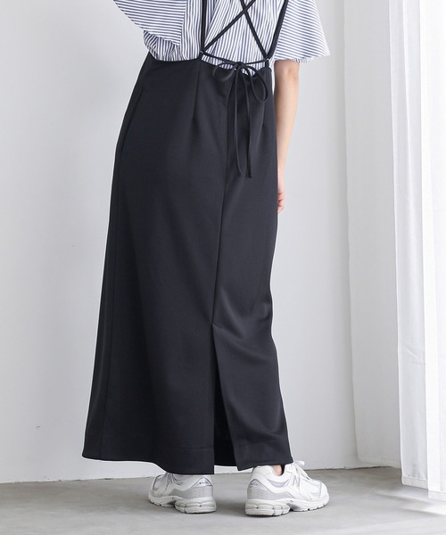 n'OrLABEL(ノアールレーベル)の「Wストラップキャミワンピース(ワンピース・レディース・モカ/ブルー/ブラック・2/1)」の17枚目の写真