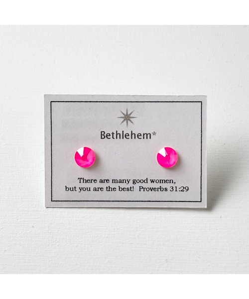 tone(トーン)の「【Bethlehem】エレクトリックこつぶピアス(MA)(ピアス(両耳用)・レディース・オレンジ/イエロー/グリーン/ピンク/パープル/ブルー・FREE)」の5枚目の写真