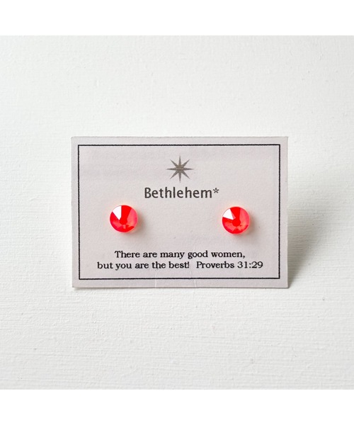 tone(トーン)の「【Bethlehem】エレクトリックこつぶピアス(MA)(ピアス(両耳用)・レディース・オレンジ/イエロー/グリーン/ピンク/パープル/ブルー・FREE)」の6枚目の写真