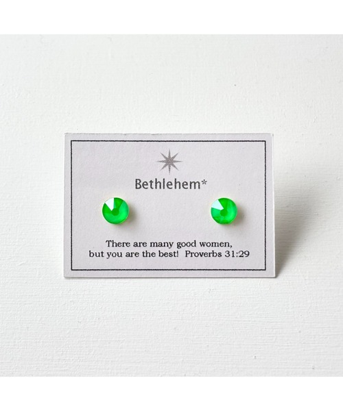 tone(トーン)の「【Bethlehem】エレクトリックこつぶピアス(MA)(ピアス(両耳用)・レディース・オレンジ/イエロー/グリーン/ピンク/パープル/ブルー・FREE)」の1枚目の写真