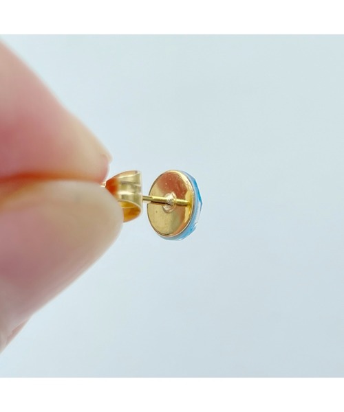 tone(トーン)の「【Bethlehem】エレクトリックこつぶピアス(MA)(ピアス(両耳用)・レディース・オレンジ/イエロー/グリーン/ピンク/パープル/ブルー・FREE)」の18枚目の写真