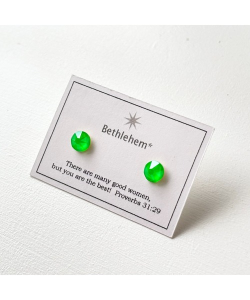 tone(トーン)の「【Bethlehem】エレクトリックこつぶピアス(MA)(ピアス(両耳用)・レディース・オレンジ/イエロー/グリーン/ピンク/パープル/ブルー・FREE)」の15枚目の写真