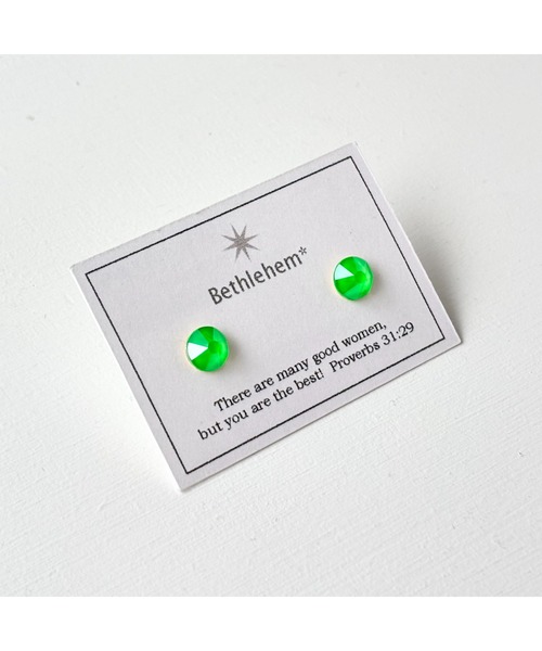 tone(トーン)の「【Bethlehem】エレクトリックこつぶピアス(MA)(ピアス(両耳用)・レディース・オレンジ/イエロー/グリーン/ピンク/パープル/ブルー・FREE)」の14枚目の写真