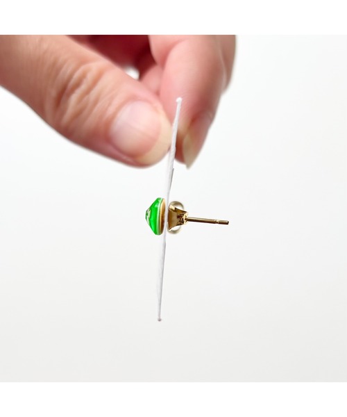 tone(トーン)の「【Bethlehem】エレクトリックこつぶピアス(MA)(ピアス(両耳用)・レディース・オレンジ/イエロー/グリーン/ピンク/パープル/ブルー・FREE)」の13枚目の写真