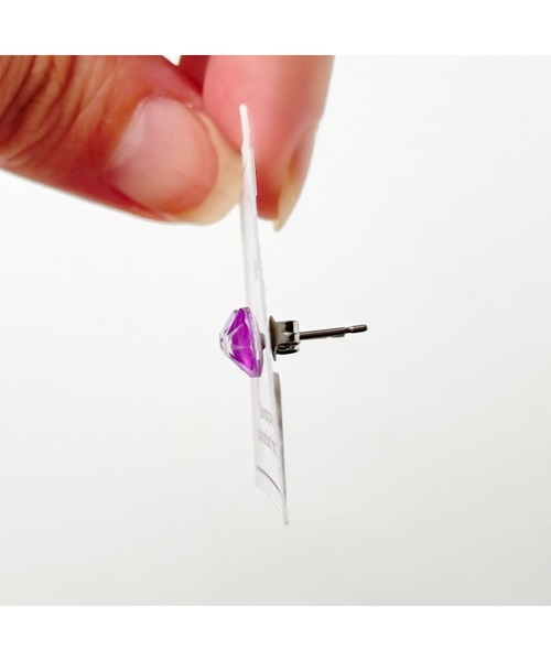 tone(トーン)の「【Bethlehem】エレクトリックこつぶピアス(MA)(ピアス(両耳用)・レディース・オレンジ/イエロー/グリーン/ピンク/パープル/ブルー・FREE)」の8枚目の写真