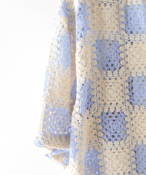 EDIFICE（エディフィス）の「クロシェ オープンカラー ショートスリーブ シャツ（シャツ/ブラウス・メンズ・ブラック/サックスブルー・SMALL/MEDIUM/LARGE）」の10枚目の写真