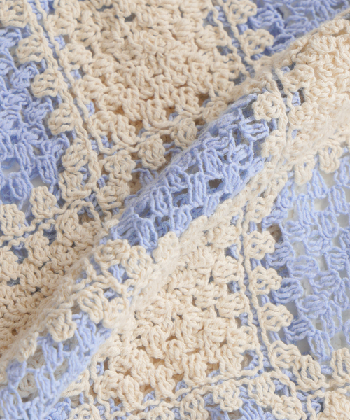 EDIFICE（エディフィス）の「クロシェ オープンカラー ショートスリーブ シャツ（シャツ/ブラウス・メンズ・ブラック/サックスブルー・SMALL/MEDIUM/LARGE）」の4枚目の写真