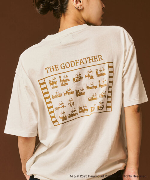 417 EDIFICE（フォーワンセブンエディフィス）の「GOD FATHER × 417 Tシャツ（Tシャツ/カットソー・メンズ・ブラックミックス/スミクロ/ホワイト/ホワイト系その他/ブラック系その他/ブラック×ブラック/ブラック/ホワイト×ホワイト・MEDIUM/LARGE/X-LARGE）」の3枚目の写真