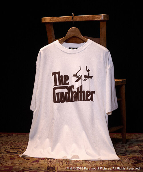 417 EDIFICE（フォーワンセブンエディフィス）の「GOD FATHER × 417 Tシャツ（Tシャツ/カットソー・メンズ・ブラックミックス/スミクロ/ホワイト/ホワイト系その他/ブラック系その他/ブラック×ブラック/ブラック/ホワイト×ホワイト・MEDIUM/LARGE/X-LARGE）」の2枚目の写真