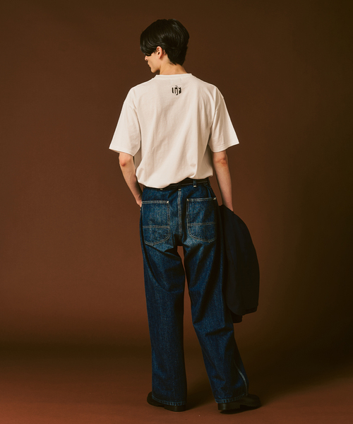 417 EDIFICE（フォーワンセブンエディフィス）の「GOD FATHER × 417 Tシャツ（Tシャツ/カットソー・メンズ・ブラックミックス/スミクロ/ホワイト/ホワイト系その他/ブラック系その他/ブラック×ブラック/ブラック/ホワイト×ホワイト・MEDIUM/LARGE/X-LARGE）」の9枚目の写真