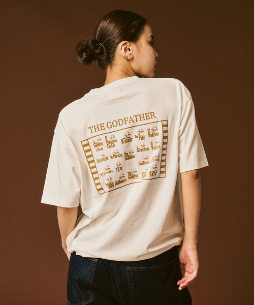 417 EDIFICE（フォーワンセブンエディフィス）の「GOD FATHER × 417 Tシャツ（Tシャツ/カットソー・メンズ・ブラックミックス/スミクロ/ホワイト/ホワイト系その他/ブラック系その他/ブラック×ブラック/ブラック/ホワイト×ホワイト・MEDIUM/LARGE/X-LARGE）」の11枚目の写真