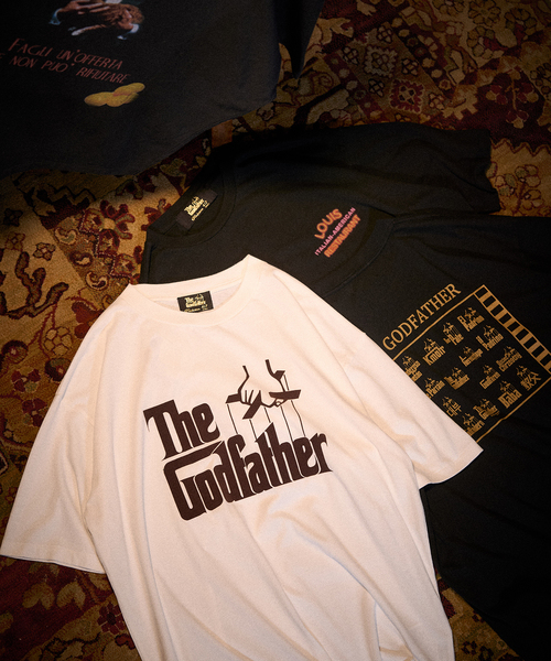 417 EDIFICE（フォーワンセブンエディフィス）の「GOD FATHER × 417 Tシャツ（Tシャツ/カットソー・メンズ・ブラックミックス/スミクロ/ホワイト/ホワイト系その他/ブラック系その他/ブラック×ブラック/ブラック/ホワイト×ホワイト・MEDIUM/LARGE/X-LARGE）」の16枚目の写真