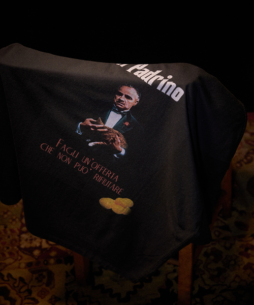 417 EDIFICE（フォーワンセブンエディフィス）の「GOD FATHER × 417 Tシャツ（Tシャツ/カットソー・メンズ・ブラックミックス/スミクロ/ホワイト/ホワイト系その他/ブラック系その他/ブラック×ブラック/ブラック/ホワイト×ホワイト・MEDIUM/LARGE/X-LARGE）」の20枚目の写真