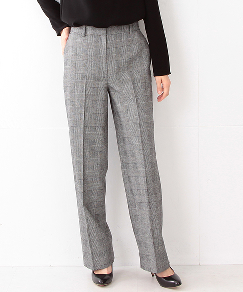 Demi-Luxe BEAMS(デミルクス ビームス)の「Demi-Luxe BEAMS / ウール セミワイド パンツ(その他パンツ・レディース・ブラック/ブラウン系その他・36/38/40)」の3枚目の写真