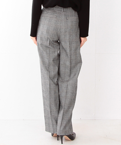 Demi-Luxe BEAMS(デミルクス ビームス)の「Demi-Luxe BEAMS / ウール セミワイド パンツ(その他パンツ・レディース・ブラック/ブラウン系その他・36/38/40)」の5枚目の写真