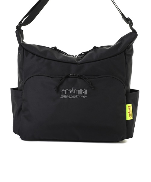 Manhattan Portage(マンハッタンポーテージ)の「BED-STUY SHOULDER BAG(LG) 420D WATERPROOF(ショルダーバッグ・メンズ・ブラック/ブルー・LARGE)」の13枚目の写真