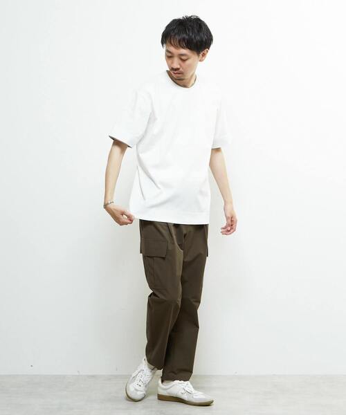 MEN'S MELROSE(メンズメルローズ)の「マーセライズドスムースフェイクレイヤードTシャツ(Tシャツ/カットソー・メンズ・ホワイト/ライトグレー/ブラック・4/3/2)」の22枚目の写真