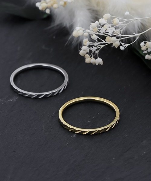 kirakiraShop(キラキラショップ)の「ギザギザ ラインの リング(リング・レディース・シルバー/ゴールド・#11/#14/#16)」の12枚目の写真