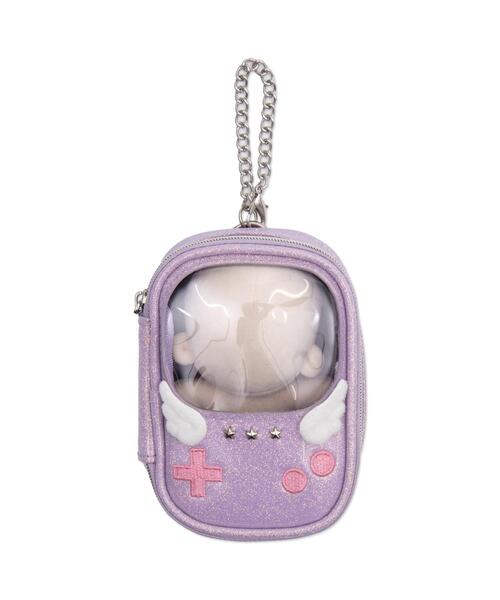 WEGO（ウィゴー）の「WEGO/GAMEぬいポーチ（ポーチ・レディース・ホワイト/シルバー/その他2/その他1/ブラック/サックスブルー・FREE）」の6枚目の写真