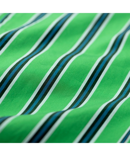 PUEBCO（プエブコ）の「COTTON STRIPE SHIRT / CREW NECK（シャツ/ブラウス・メンズ・グリーン系その他/ブルー系その他/ホワイト系その他・MEDIUM）」の7枚目の写真