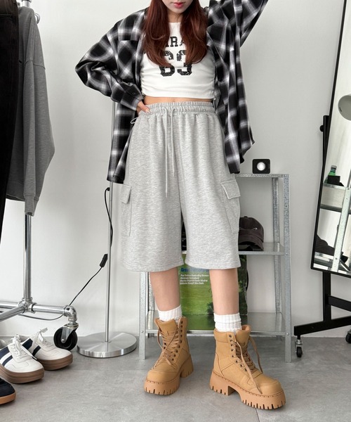 WEGO（ウィゴー）の「WEGO/スニーカーブーツ（ブーツ・レディース・ライトピンク/ブラック/キャメル・SMALL/MEDIUM/LARGE）」の8枚目の写真