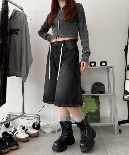 WEGO（ウィゴー）の「WEGO/スニーカーブーツ（ブーツ・レディース・ライトピンク/ブラック/キャメル・SMALL/MEDIUM/LARGE）」の7枚目の写真