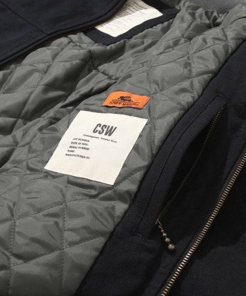 KRIFF MAYER（クリフメイヤー）の「ヘビーデューティースタンドJK（その他アウター・メンズ・ブラウン/カーキ/ブラック・X-LARGE/LARGE/MEDIUM）」の8枚目の写真