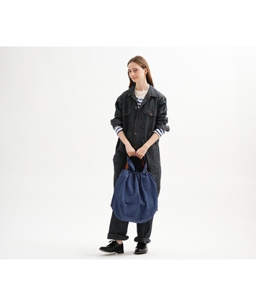 genten(ゲンテン)の「ピオ レインカバーL(エコバッグ/サブバッグ・レディース・ネイビー/ベージュ/ブルー/グレー/ライトカーキ・FREE)」の13枚目の写真