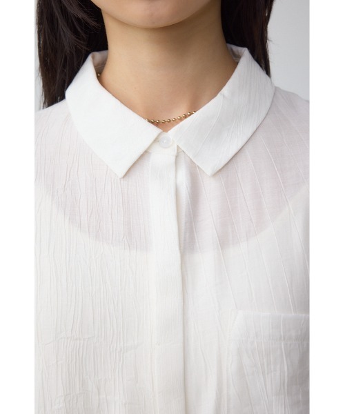 ブラウス シャツ C/T冷感 裾ドロストドルマンルーズシャツ レディース AZUL BY MOUSSY | C/T冷感 裾ドロストドルマンルーズシャツ