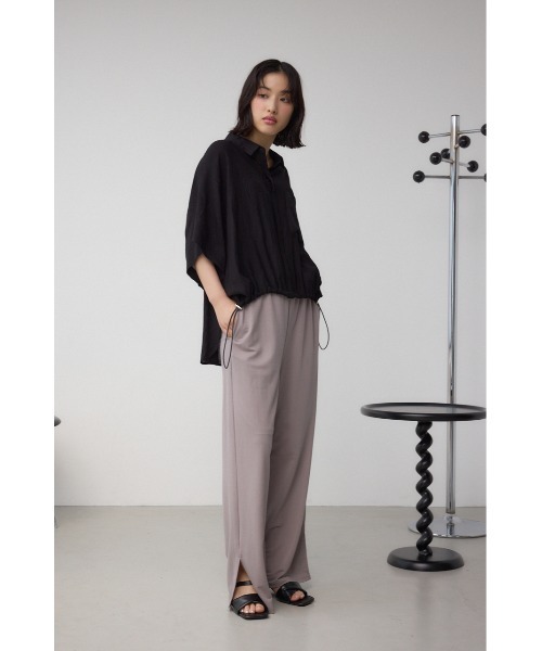 ブラウス シャツ C/T冷感 裾ドロストドルマンルーズシャツ レディース AZUL BY MOUSSY | C/T冷感 裾ドロストドルマンルーズシャツ