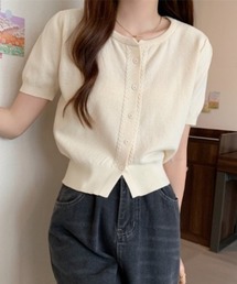 パフスリーブ」に該当するカーディガン/ボレロファッション通販