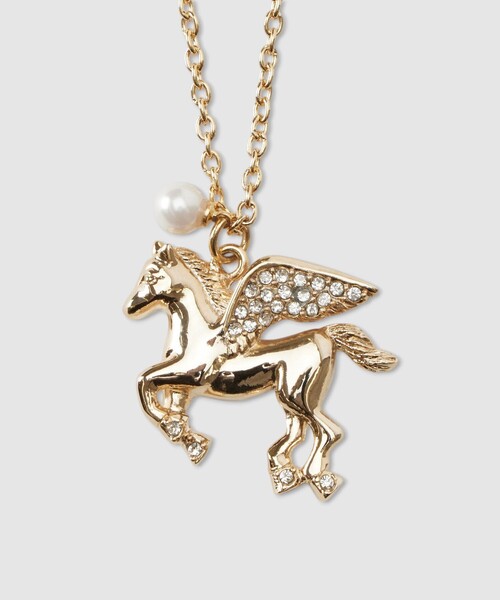 セール】ペガサス×パールチャームネックレス（ネックレス）｜ANAYI