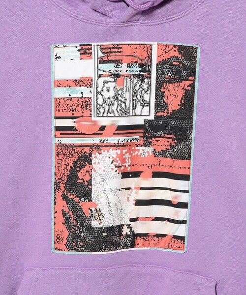 C.E（シーイー）の「C.E / MD Lip Reader HOODY（スウェット・メンズ・パープル・X-LARGE/MEDIUM/LARGE）」の4枚目の写真