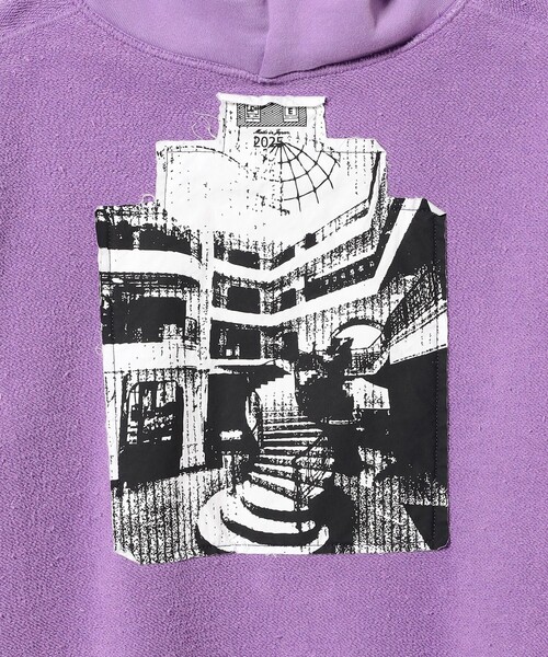C.E（シーイー）の「C.E / MD Lip Reader HOODY（スウェット・メンズ・パープル・X-LARGE/MEDIUM/LARGE）」の9枚目の写真