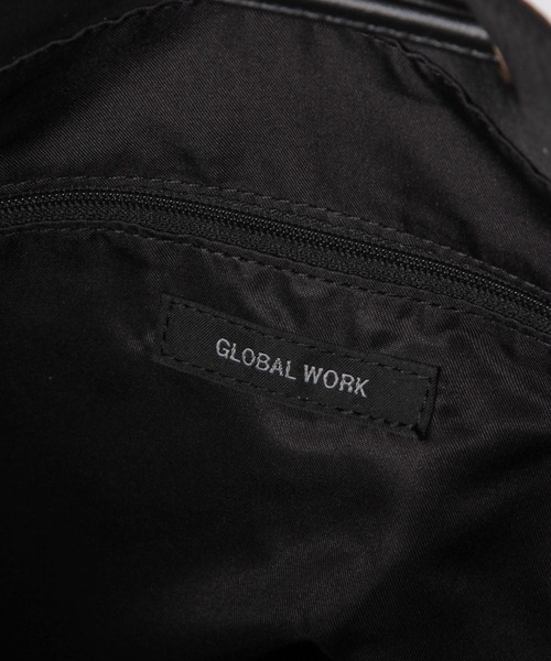 GLOBAL WORK(グローバルワーク)の「撥水巾着バッグ/一部店舗限定/523895(ショルダーバッグ・レディース・オフホワイト/ブラック/ベージュ・FREE)」の10枚目の写真