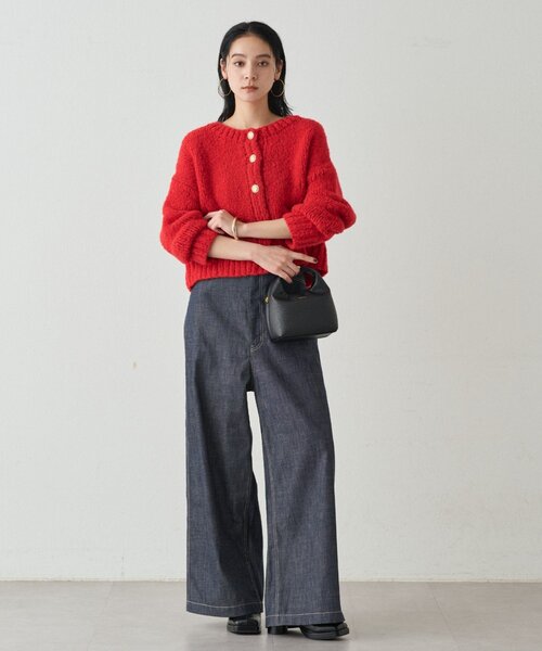 LOUNGEDRESS（ラウンジドレス）の「ハイウエストデニムパンツ（デニムパンツ・レディース・インディゴブルー・SMALL/MEDIUM）」の16枚目の写真