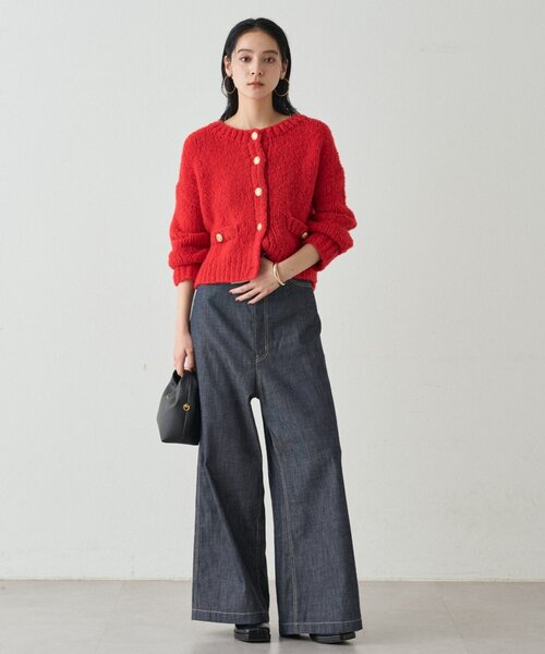 LOUNGEDRESS（ラウンジドレス）の「ハイウエストデニムパンツ（デニムパンツ・レディース・インディゴブルー・SMALL/MEDIUM）」の18枚目の写真