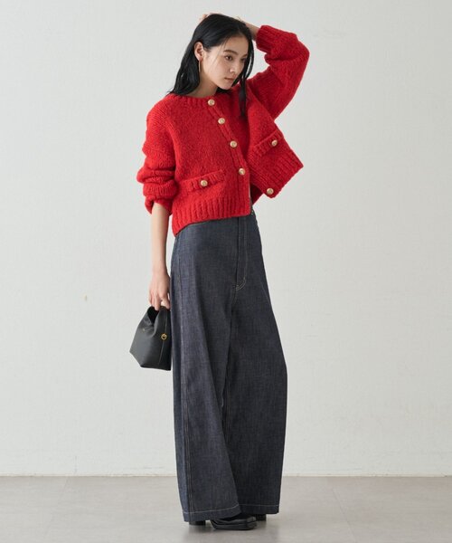 LOUNGEDRESS（ラウンジドレス）の「ハイウエストデニムパンツ（デニムパンツ・レディース・インディゴブルー・SMALL/MEDIUM）」の19枚目の写真