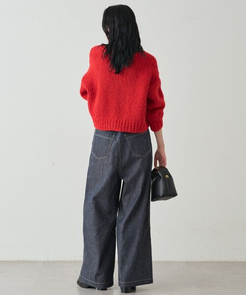 LOUNGEDRESS（ラウンジドレス）の「ハイウエストデニムパンツ（デニムパンツ・レディース・インディゴブルー・SMALL/MEDIUM）」の3枚目の写真