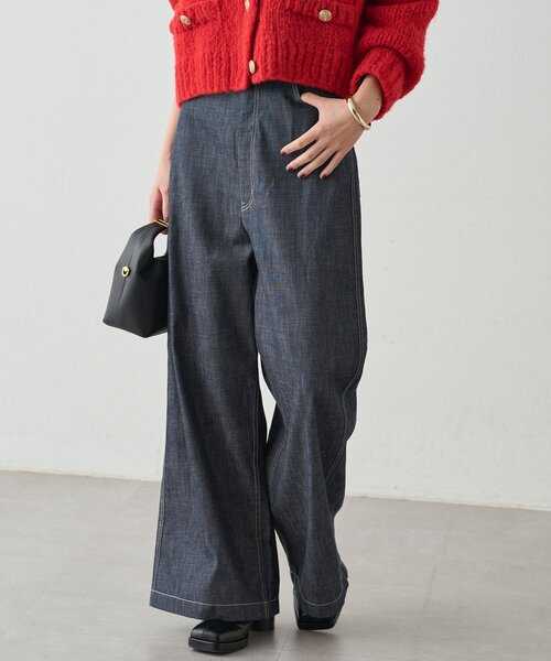 LOUNGEDRESS（ラウンジドレス）の「ハイウエストデニムパンツ（デニムパンツ・レディース・インディゴブルー・SMALL/MEDIUM）」の6枚目の写真