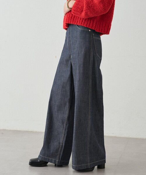 LOUNGEDRESS（ラウンジドレス）の「ハイウエストデニムパンツ（デニムパンツ・レディース・インディゴブルー・SMALL/MEDIUM）」の7枚目の写真