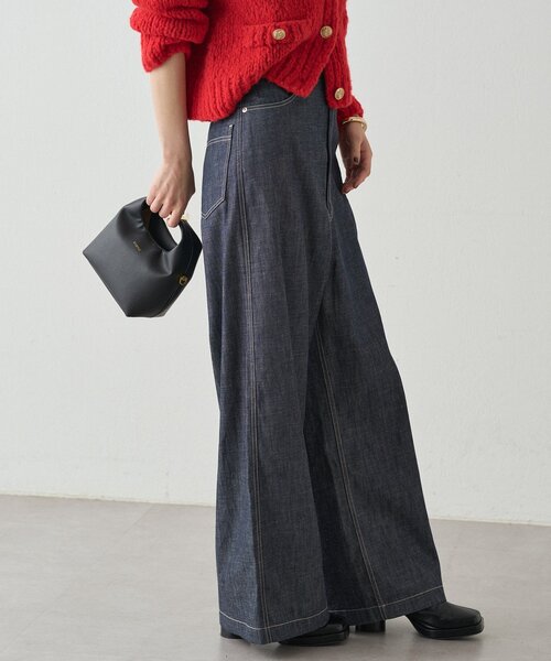 LOUNGEDRESS（ラウンジドレス）の「ハイウエストデニムパンツ（デニムパンツ・レディース・インディゴブルー・SMALL/MEDIUM）」の9枚目の写真