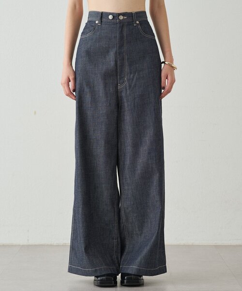 LOUNGEDRESS（ラウンジドレス）の「ハイウエストデニムパンツ（デニムパンツ・レディース・インディゴブルー・SMALL/MEDIUM）」の10枚目の写真